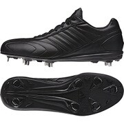 S85340-250 [adipure 2 LOW 野球シューズ 埋め込み金具スパイク 25.0cm コアブラック/コアブラック/ゴールドメット]
