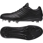 S85340-265 [adipure 2 LOW 野球シューズ 埋め込み金具スパイク 26.5cm コアブラック/コアブラック/ゴールドメット]