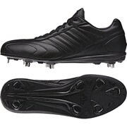 S85340-255 [adipure 2 LOW 野球シューズ 埋め込み金具スパイク 25.5cm コアブラック/コアブラック/ゴールドメット]