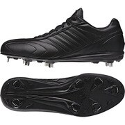S85340-240 [adipure 2 LOW 野球シューズ 埋め込み金具スパイク 24.0cm コアブラック/コアブラック/ゴールドメット]
