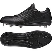 S85340-270 [adipure 2 LOW 野球シューズ 埋め込み金具スパイク 27.0cm コアブラック/コアブラック/ゴールドメット]