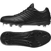 S85340-275 [adipure 2 LOW 野球シューズ 埋め込み金具スパイク 27.5cm コアブラック/コアブラック/ゴールドメット]