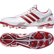 S85342-285 [adipure ポイント 2 LOW 野球スパイクシューズ 28.5cm クリスタルホワイトS16/パワーレッド/パワーレッド]