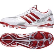 S85342-240 [adipure ポイント 2 LOW 野球スパイクシューズ 24.0cm クリスタルホワイトS16/パワーレッド/パワーレッド]