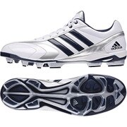 S85344-270 [adipure ポイント 2 LOW 野球スパイクシューズ 27.0cm クリスタルホワイトS16/カレッジネイビー/カレッジネイビー]