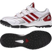 S85356-255 [野球用 トレーニングシューズ adiPURE トレーナー 2 メンズ 25.5cm クリスタルホワイト S16/パワーレッド/シルバーメット]