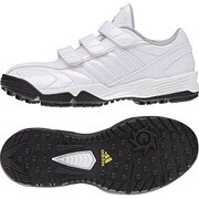 S85376-205 [野球用 トレーニングシューズ adiPURE トレーナー 2 K ジュニア 20.5cm クリスタルホワイト S16/クリスタルホワイト S16/ゴールドメット]