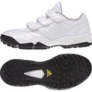 S85376-190 [野球用 トレーニングシューズ adiPURE トレーナー 2 K ジュニア 19.0cm クリスタルホワイト S16/クリスタルホワイト S16/ゴールドメット]