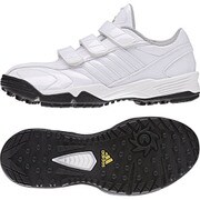 S85376-200 [野球用 トレーニングシューズ adiPURE トレーナー 2 K ジュニア 20.0cm クリスタルホワイト S16/クリスタルホワイト S16/ゴールドメット]