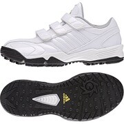 S85376-195 [野球用 トレーニングシューズ adiPURE トレーナー 2 K ジュニア 19.5cm クリスタルホワイト S16/クリスタルホワイト S16/ゴールドメット]