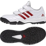 S85377-225 [野球用 トレーニングシューズ adiPURE トレーナー 2 K ジュニア 22.5cm クリスタルホワイト S16/パワーレッド/シルバーメット]