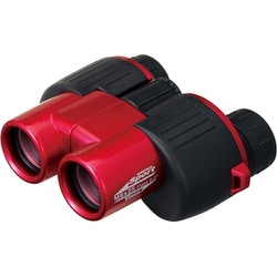 8倍双眼鏡 25mm 290g ポロプリズム式 マルチコート オーロラコート アリーナスポーツ M 8×25 レッド