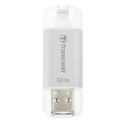 ライトニングUSBメモリ JetDrive Go 300 MFi認証取得 32GB シルバー TS32GJDG300S