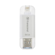 ライトニングUSBメモリ JetDrive Go 300 MFi認証取得 64GB シルバー TS64GJDG300S