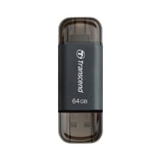 ライトニングUSBメモリ JetDrive Go 300 MFi認証取得 64GB ブラック TS64GJDG300K