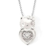 HELLO KITTY ネックレス Hello Kitty Dancing Stone ハート