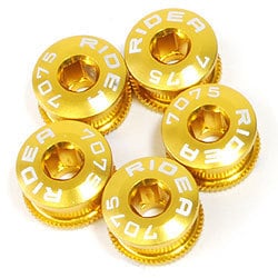TQXG-5 Chainring Screw for Single ゴールド 147-05103