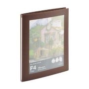 ART SERIES ディスプレイブック 36穴 F4 ブラウン D1354