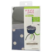 バスケットカバー 前用 マチノリplus ドットブルー 72573