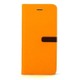 I6S06-15D634-10 [Diary Two tone for iPhone 6/iPhone 6s Yellow-Dark Brown]