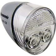 ハブダイナモ用ライト 2LED シルバー 45627