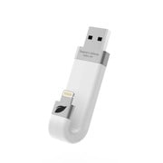 iBridge 16GB MFi(Made For iPone/ iPad/ iPod)対応 ライトニングUSBメモリ ホワイト LIB000WW016AP