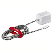 USB急速充電器 Lightningケーブル 一体型タイプ 2.4A 2.5m ホワイト BSMPA2403LC2WH