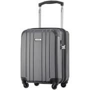 スーツケース ワイドハンドル ハード/ファスナー 機内持ち込み可 旅行日数目安:4日 38/44L ブラック.C SP-0687-48