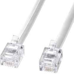 モジュラーケーブル 5m ホワイト TEL-N1-5N2