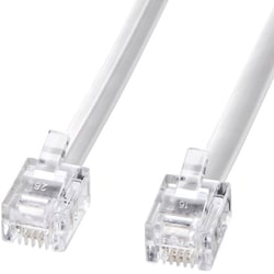 モジュラーケーブル 7m ホワイト TEL-N1-7N2