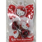 KT54871 [キッズアクセサリーシリーズ ジュエルポニー ハローキティ ブラック 2個セット]