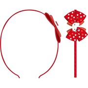 KT54878 [キッズアクセサリーシリーズ カチューシャ ハローキティ レッド]