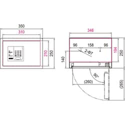 ヨドバシ.com - ディプロマットジャパン H25CS9002 [ホテル用金庫