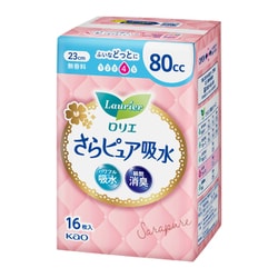 ロリエ さらピュアふんわりタイプ 80cc [長時間用 吸水ナプキン 16枚入り]
