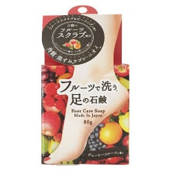 フルーツで洗う足の石鹸 [80g]