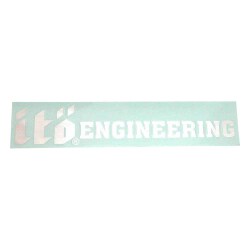 ステッカー Ito ENGINEERING 20cm シルバー