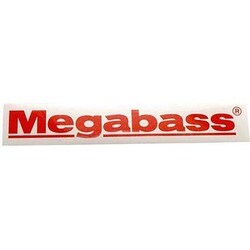 ステッカー Megabass 20cm レッド