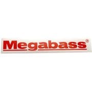 ステッカー Megabass 40cm レッド