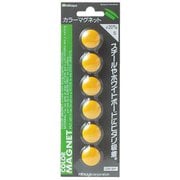 カラーマグネット 小 黄 6個 CM-20P-YL