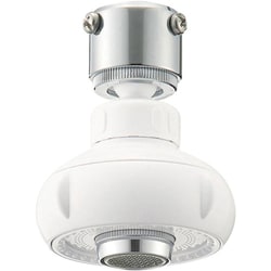 キッチンシャワー 首振り 丸吐水口径15から20mm用のビス止め式 PM253-10