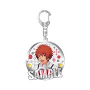 グラスアートキーホルダー うたの☆プリンスさまっ♪ ホワイトスーツVer. 一十木音也 [キャラクターグッズ]