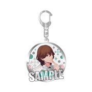 グラスアートキーホルダー うたの☆プリンスさまっ♪ ホワイトスーツVer. 寿 嶺二 [キャラクターグッズ]