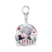 グラスアートキーホルダー うたの☆プリンスさまっ♪ ホワイトスーツVer. 黒崎蘭丸 [キャラクターグッズ]