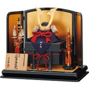 兜飾り 小桜革黄返威 1/4