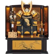 兜飾り 彫金竜ゴールド 25号