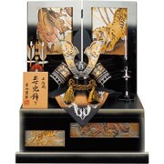 兜・収納飾り 盛上龍虎大鍬 8号