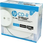 データ用CD-R 700MB 10P スリムケース インクジェットプリンター対応 ホワイトワイドレーベル CDR80CHPW10A