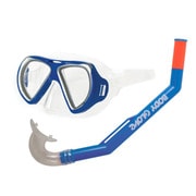 Kids Dual Lens combo15KD16-1(14809CMB) BLU [水中メガネ マスク シュノーケル キッズ ブルー 対象年齢：4歳～]
