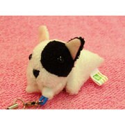 7894 [ぱっくんストラップ わんこ ブルテリア WH]