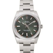 OYSTER PERPETUAL（オイスター パーペチュアル）オリーブグリーン 自動巻き メンズ 並行輸入品 114200